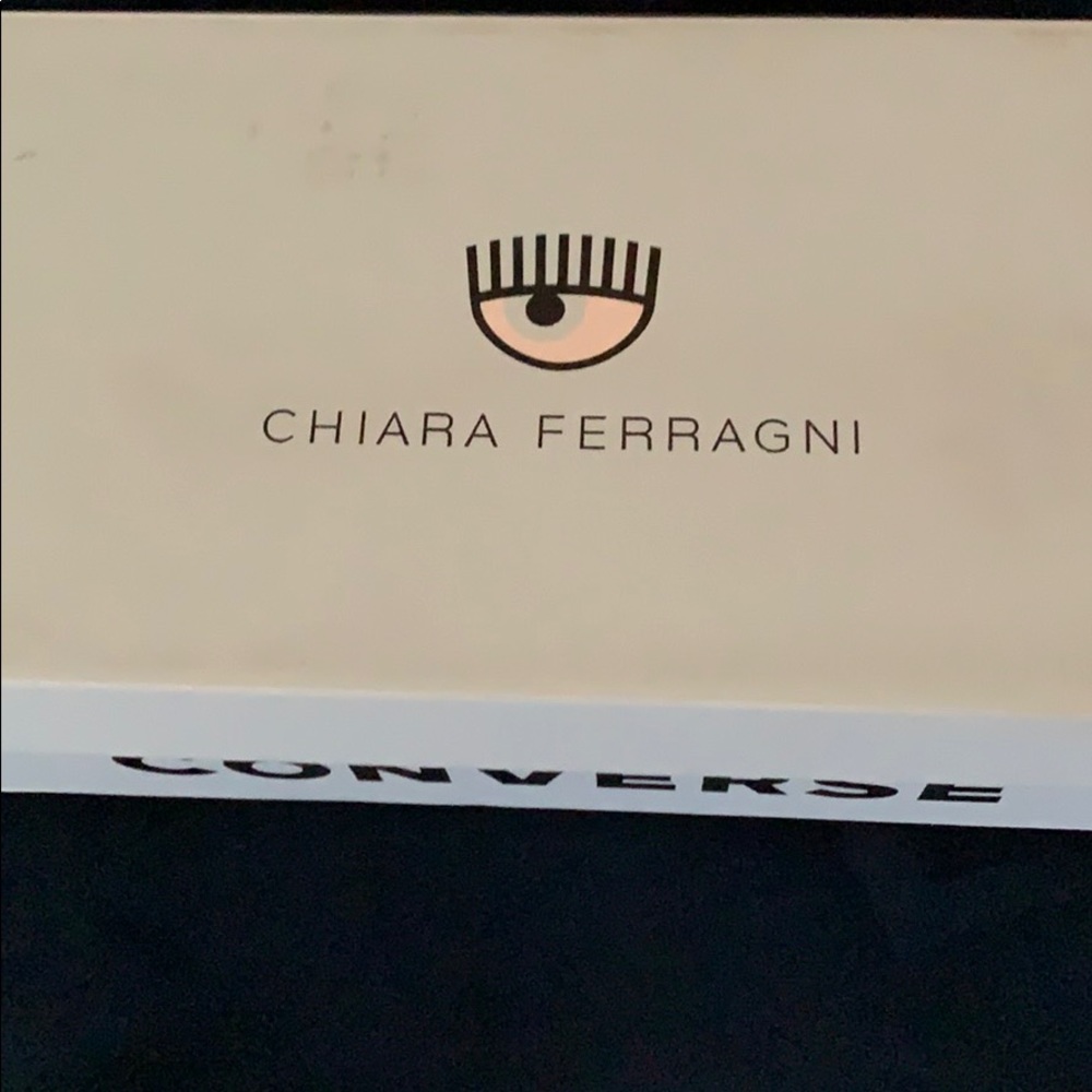 Chiara Ferragni Blue/Glitter Converse